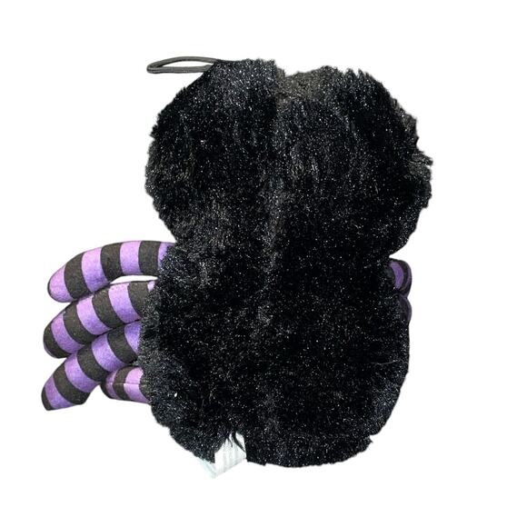 American Greetings 8" Plush Spider Halloween Hanging Stuffed Decor Spooky Toy - Picture 5 of 10